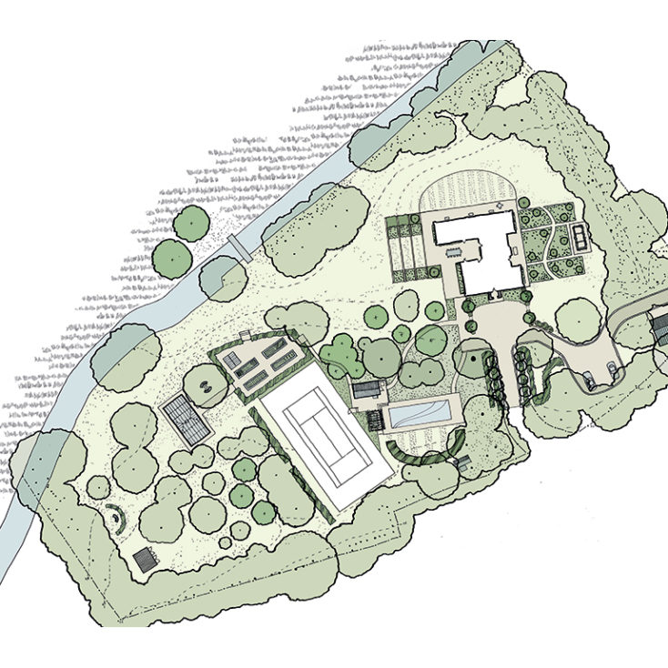 Dutch Manor Landscape Plan