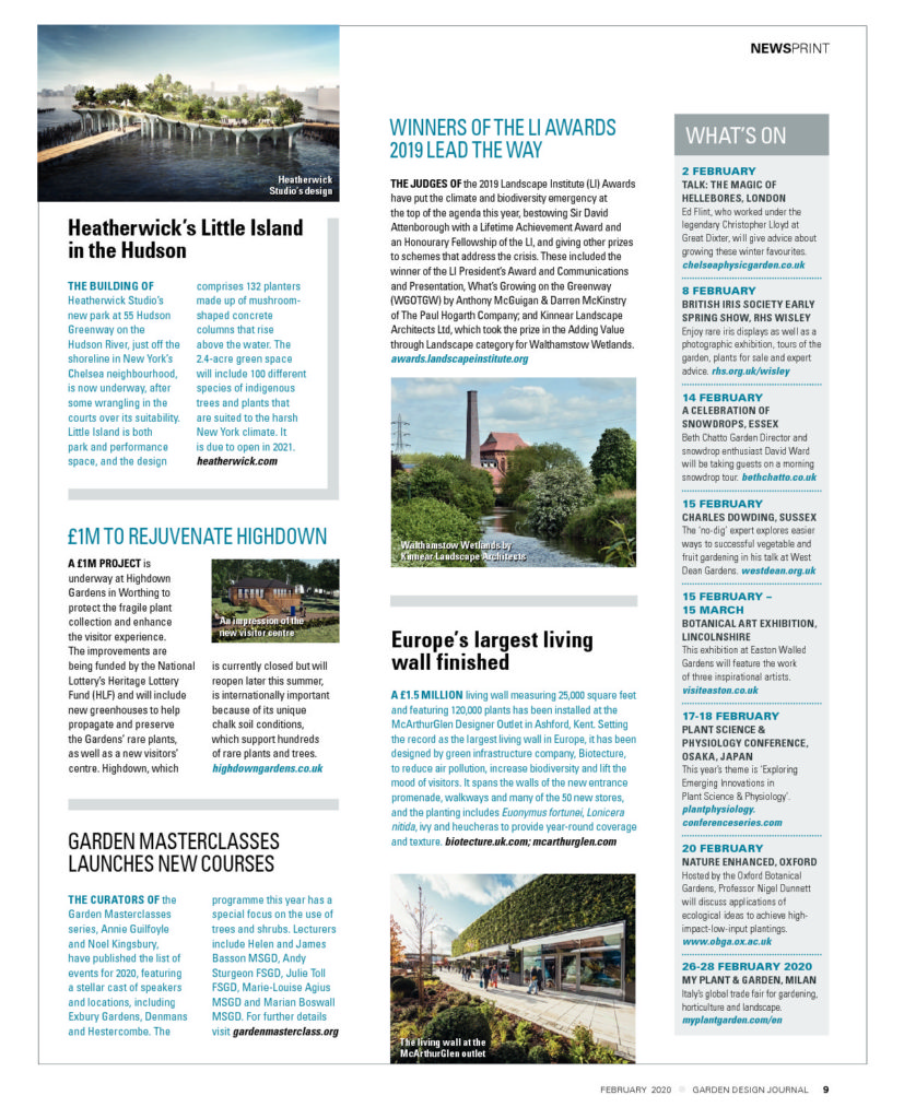 Garden Design Journal February 2020 Article - Marian Boswall Landscape Architects Garden Design Journal February 2020 Article - Marian Boswall Landscape Architects on Garden Design Journal
id=58978
