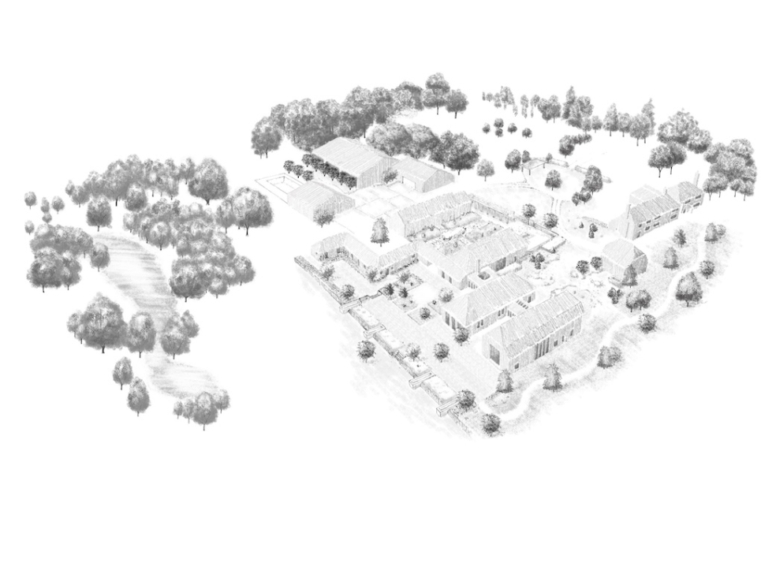 Sussex Farmstead Aerial