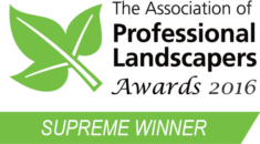 Marian Boswall APL Awards 2016 Category Commended 2016 The Professional Landscapers Awards 2016 Supreme Winner