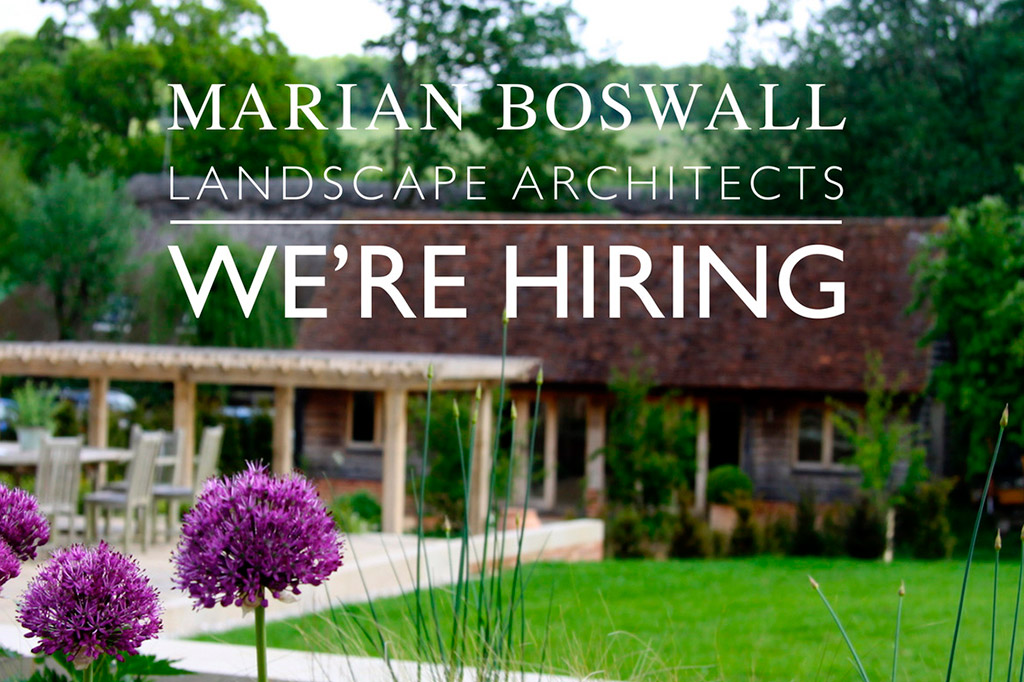 Marian Boswall Landscape Architects are hiring Marian Boswall Landscape Architects are hiring