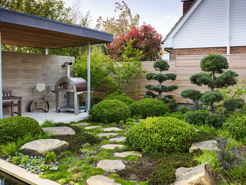 Contemporary Courtyard Planting