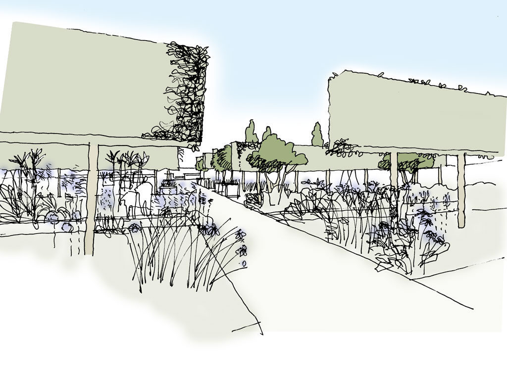 Sketch Walled Garden Sketch Walled Garden