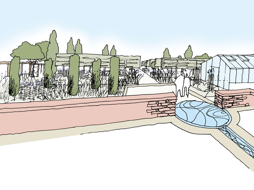 Terrace View Sketch Terrace View Sketch