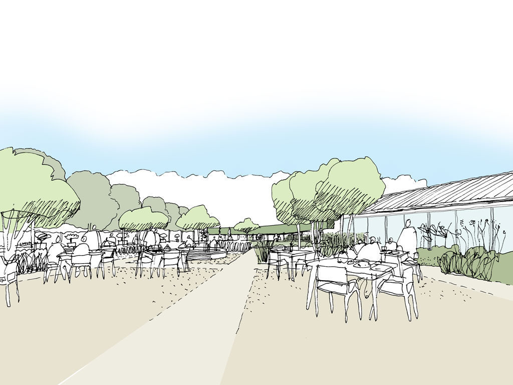 Walled Garden Retreat Cafe
